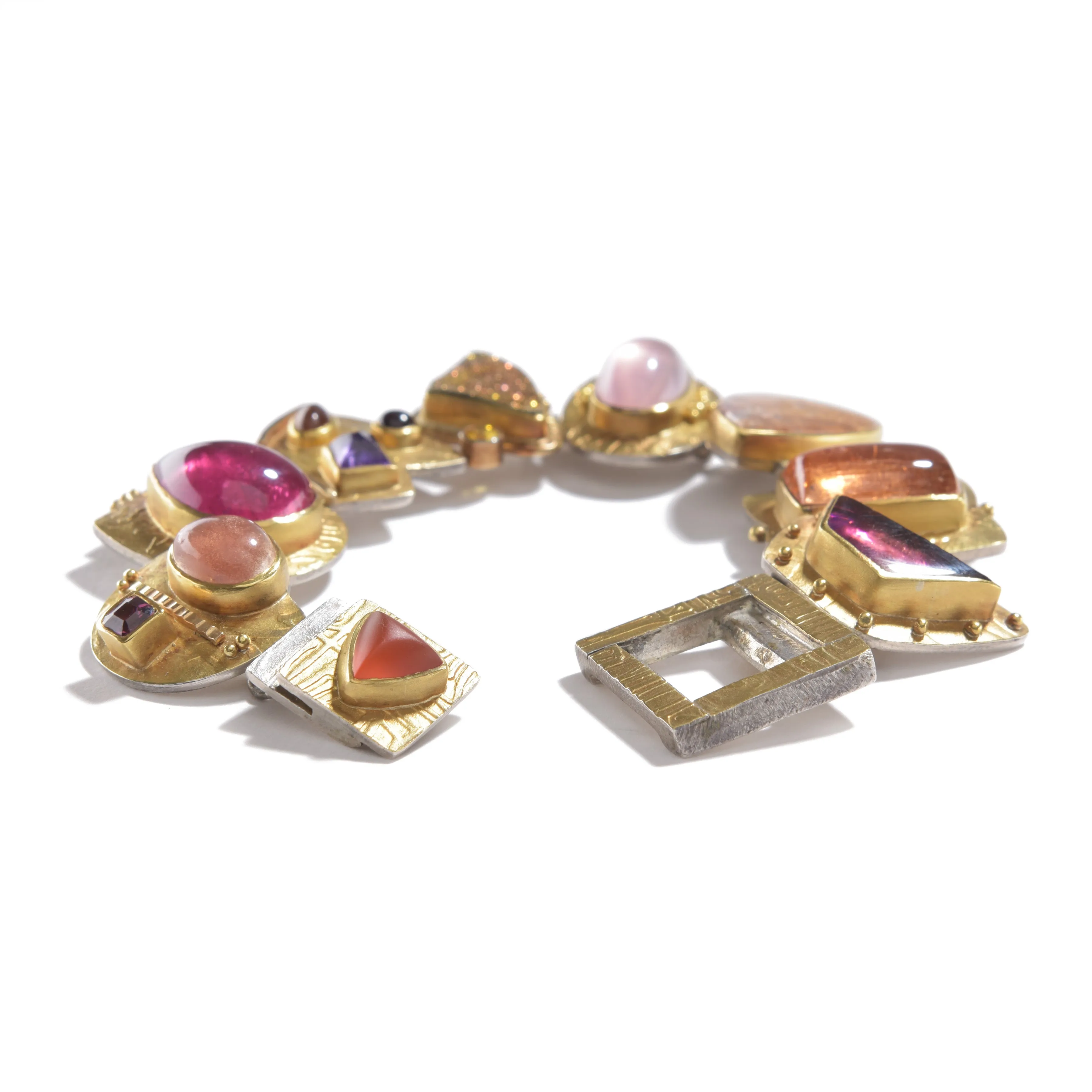 Pink Multi Stone Bracelet