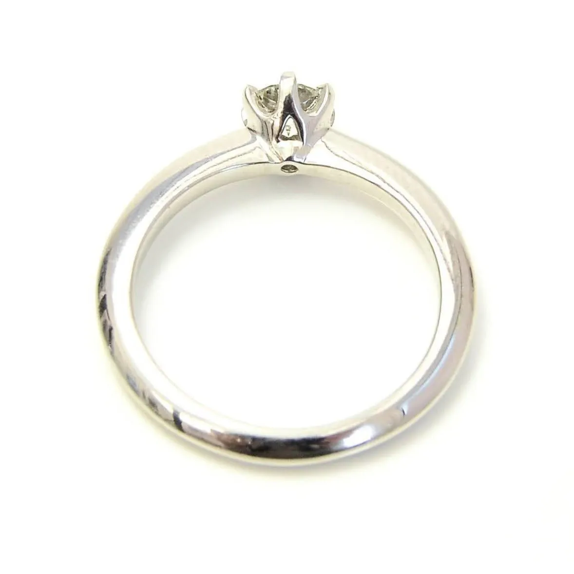 Platinum & 0.36ct Round Brilliant Cut GIA Diamond Solitaire Engagement Ring
