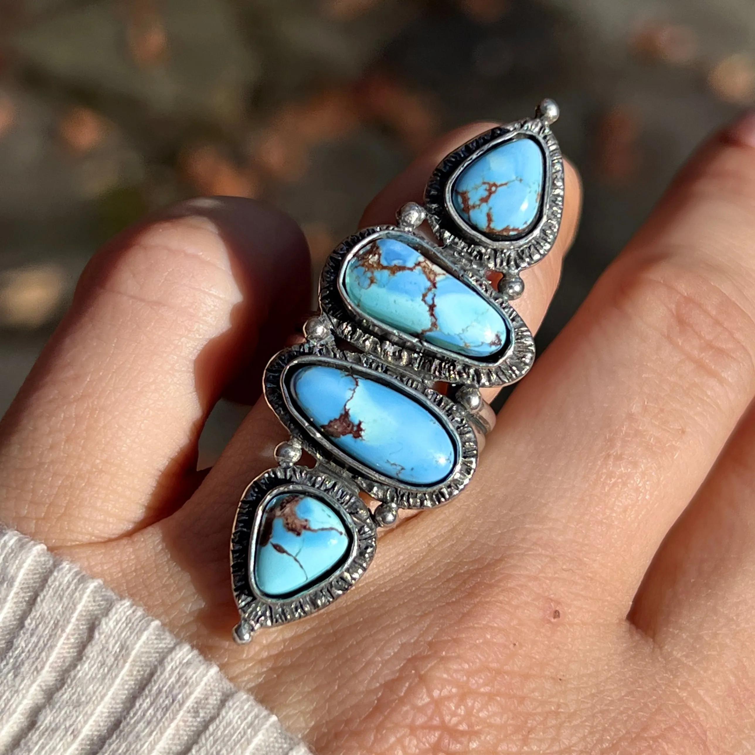 PRE-ORDER FOR STORME- Lavender Turquoise Ring- Sz 7.5