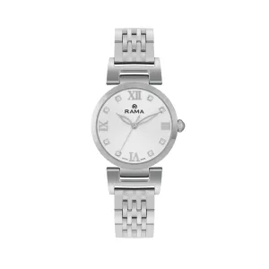 Rama Ladies White Dial Stainless Steel Watch
