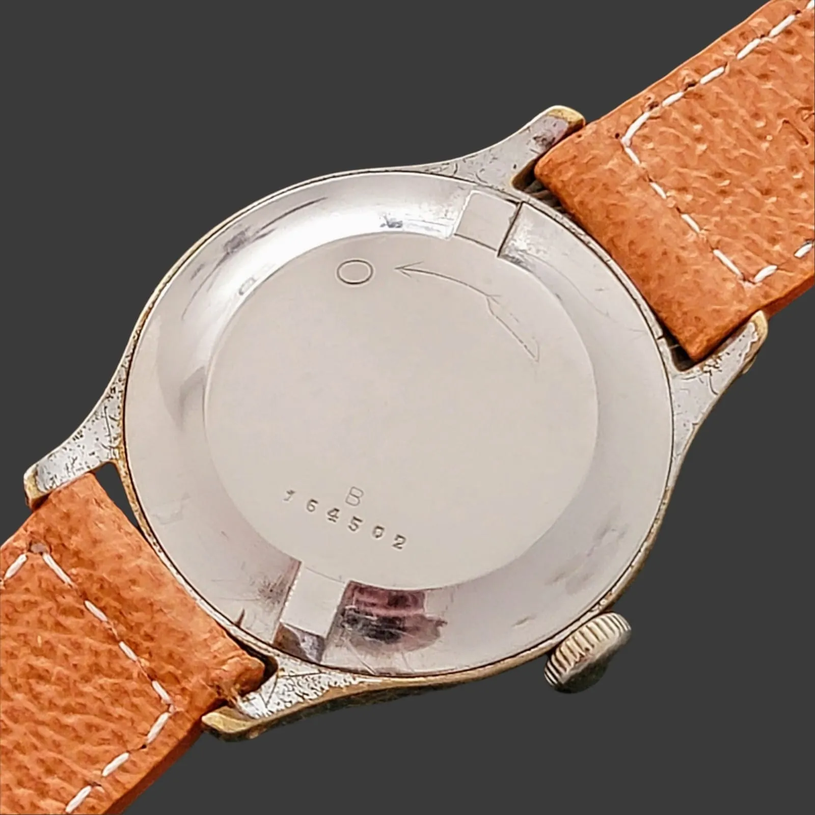 RARE & UNUSUAL Double Signed Jaeger-LeCoultre Military Style Wristwatch