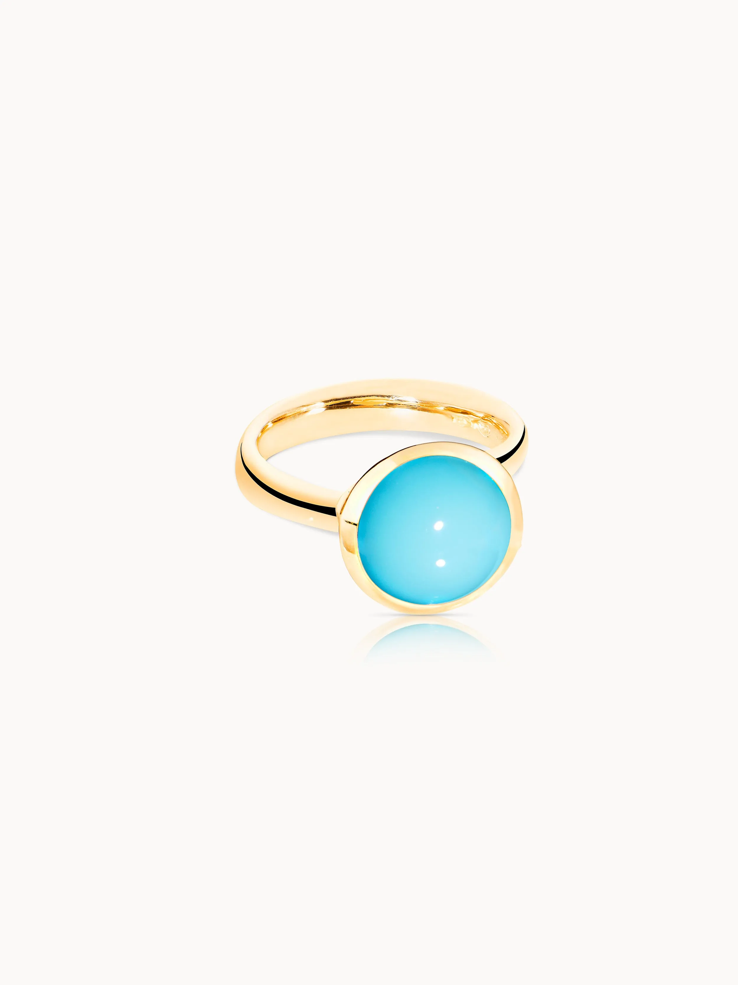 Ring BOUTON large Turquoise Turquoise