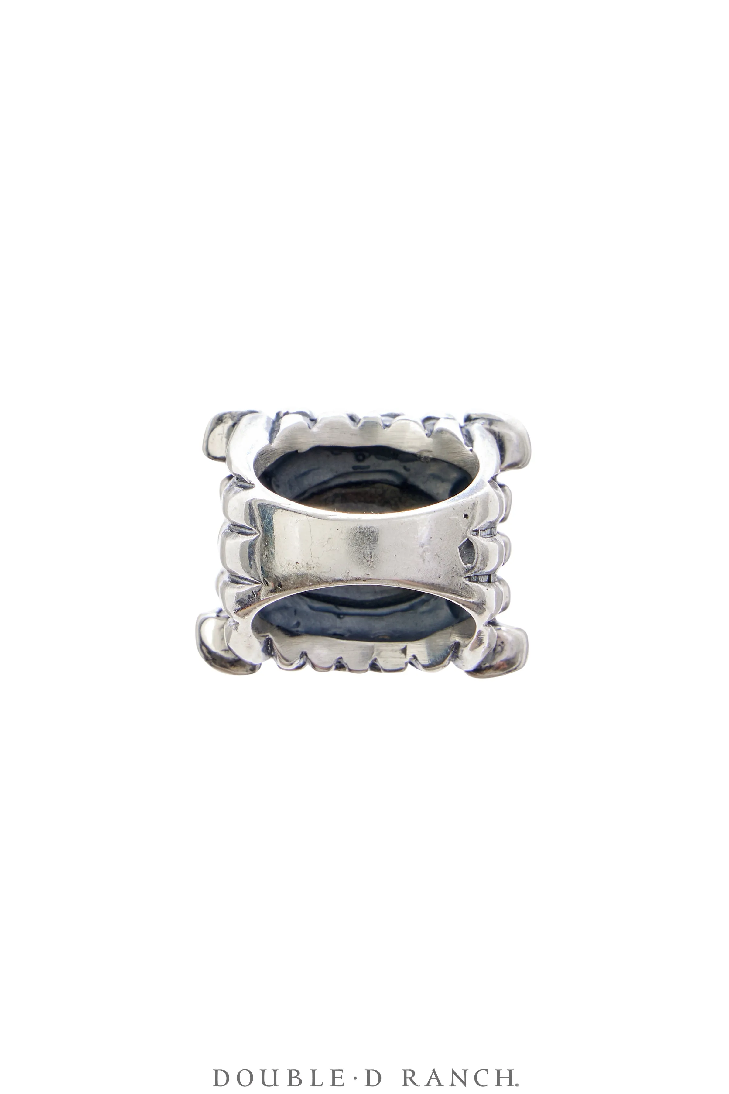 Ring, Dian Malouf, Turquoise, Sterling Silver, Hallmark, Contemporary, 1689