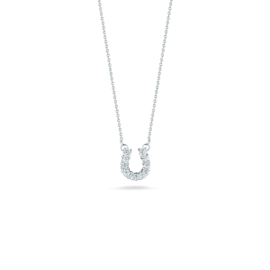 Roberto Coin 18k White Gold Horseshoe Pendant