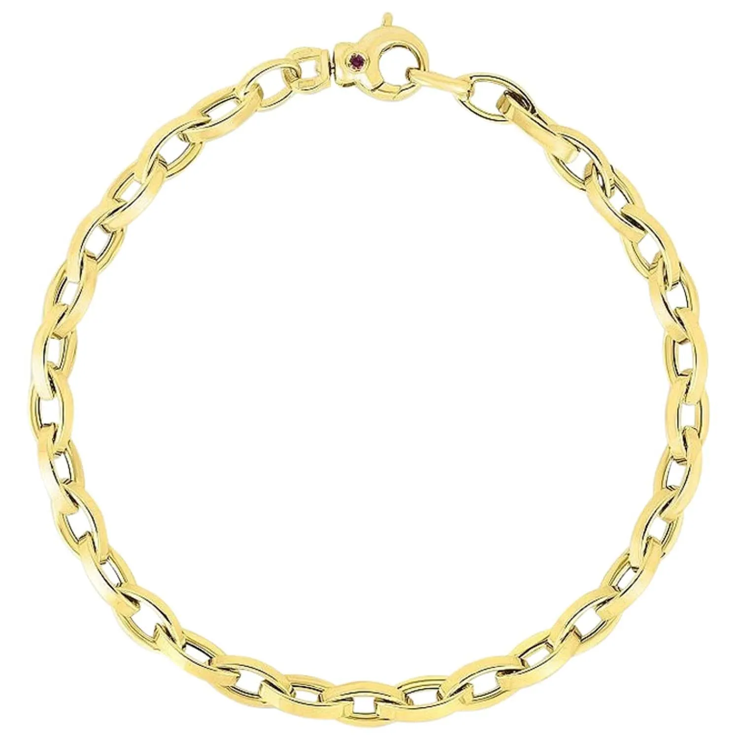 Roberto Coin 18K Yellow Gold Almond Link Bracelet