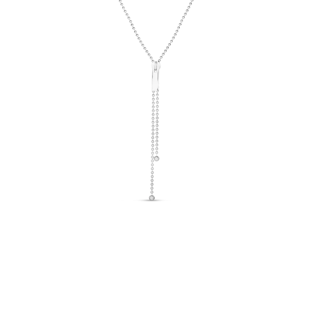 Roberto Coin 18k Yellow Gold Long Zipper Pull Necklace