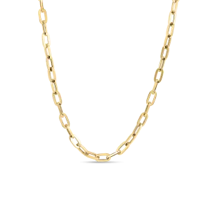 Roberto Coin Designer Gold Heavy Gauge Paperclip Link Chain