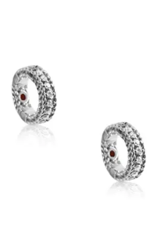 Roberto Coin Princess Earrings White Gold and Diamond (7771359AWERX)