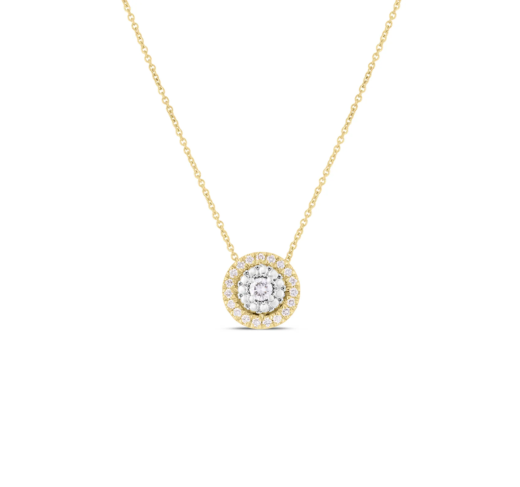 Roberto Coin Siena Diamond Dot Small Necklace