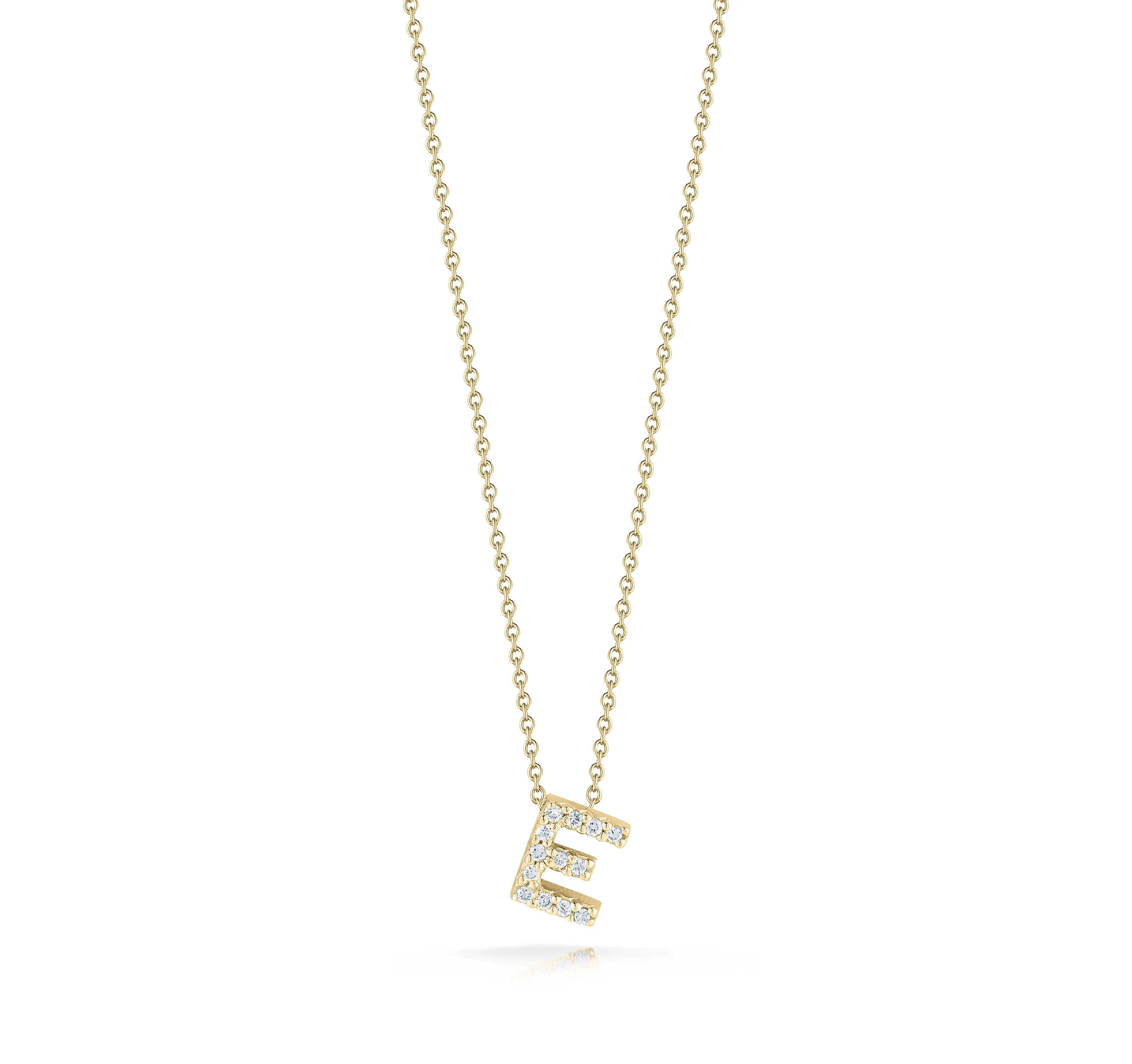 Roberto Coin Tiny Treasures Yellow Gold "Love Letter" Initial Pendant