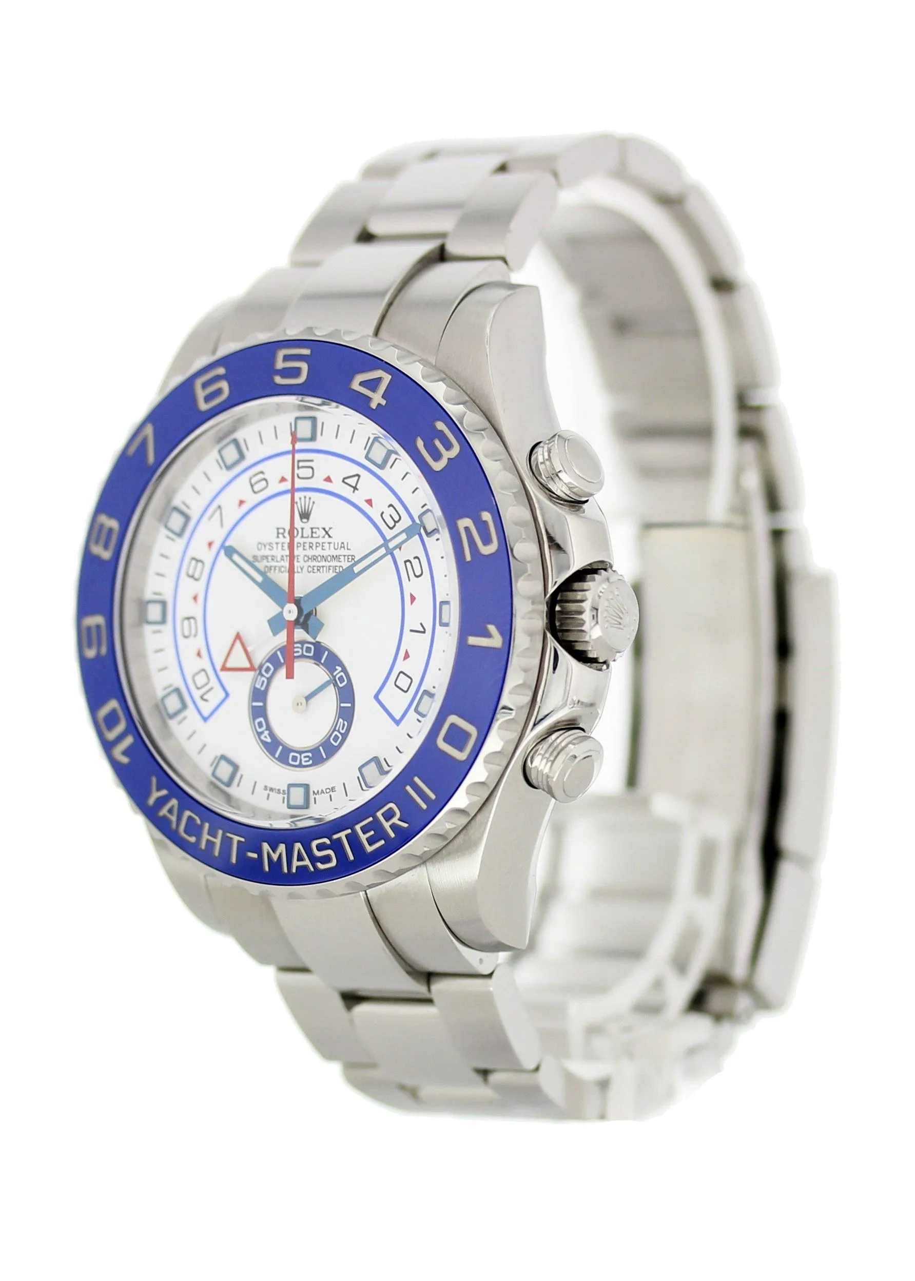 Rolex Yacht-Master II Steel Blue Ceramic Bezel 116680 Original Papers