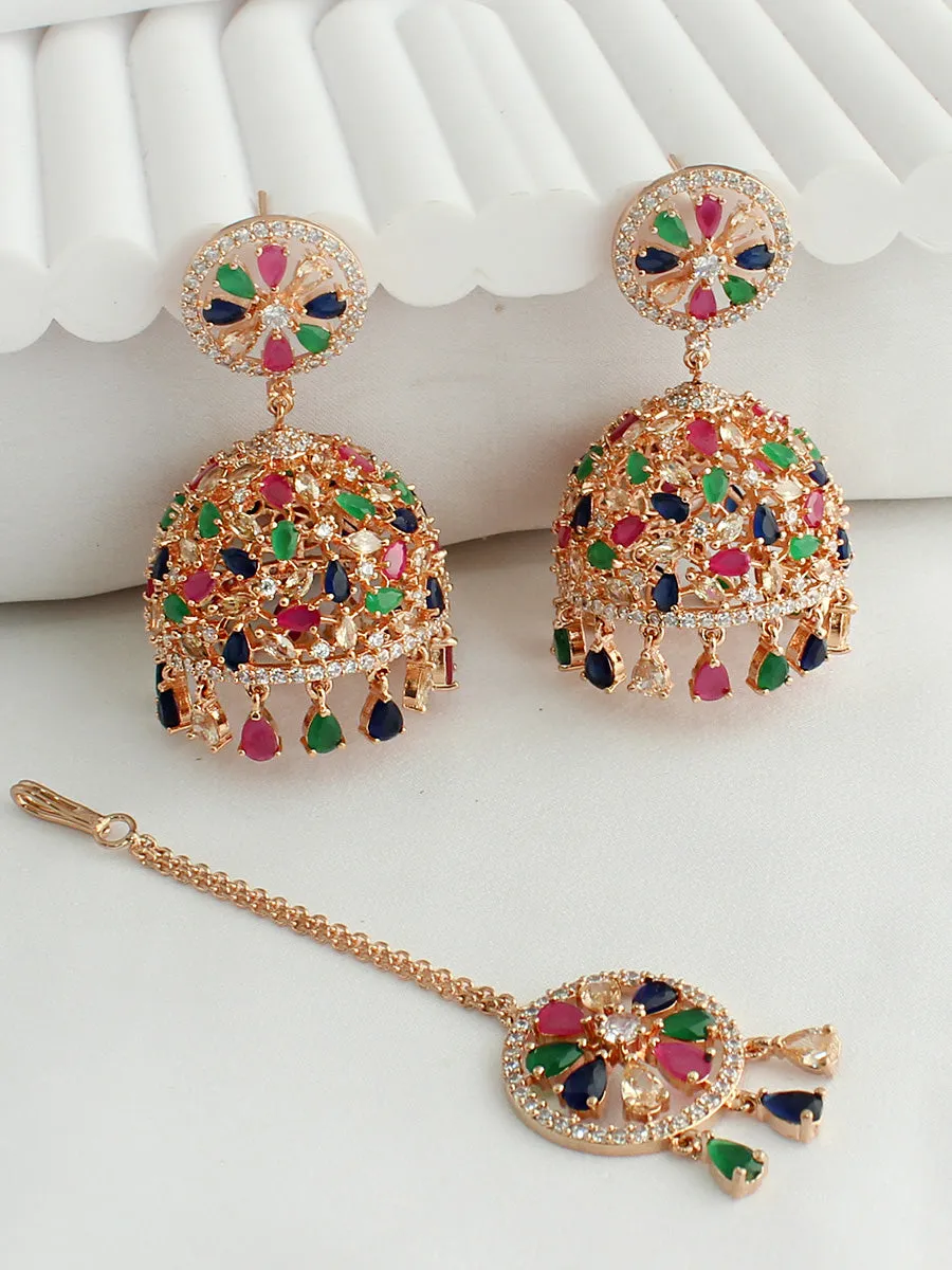 Romika Earrings & Tikka