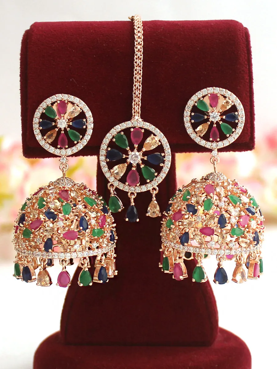 Romika Earrings & Tikka
