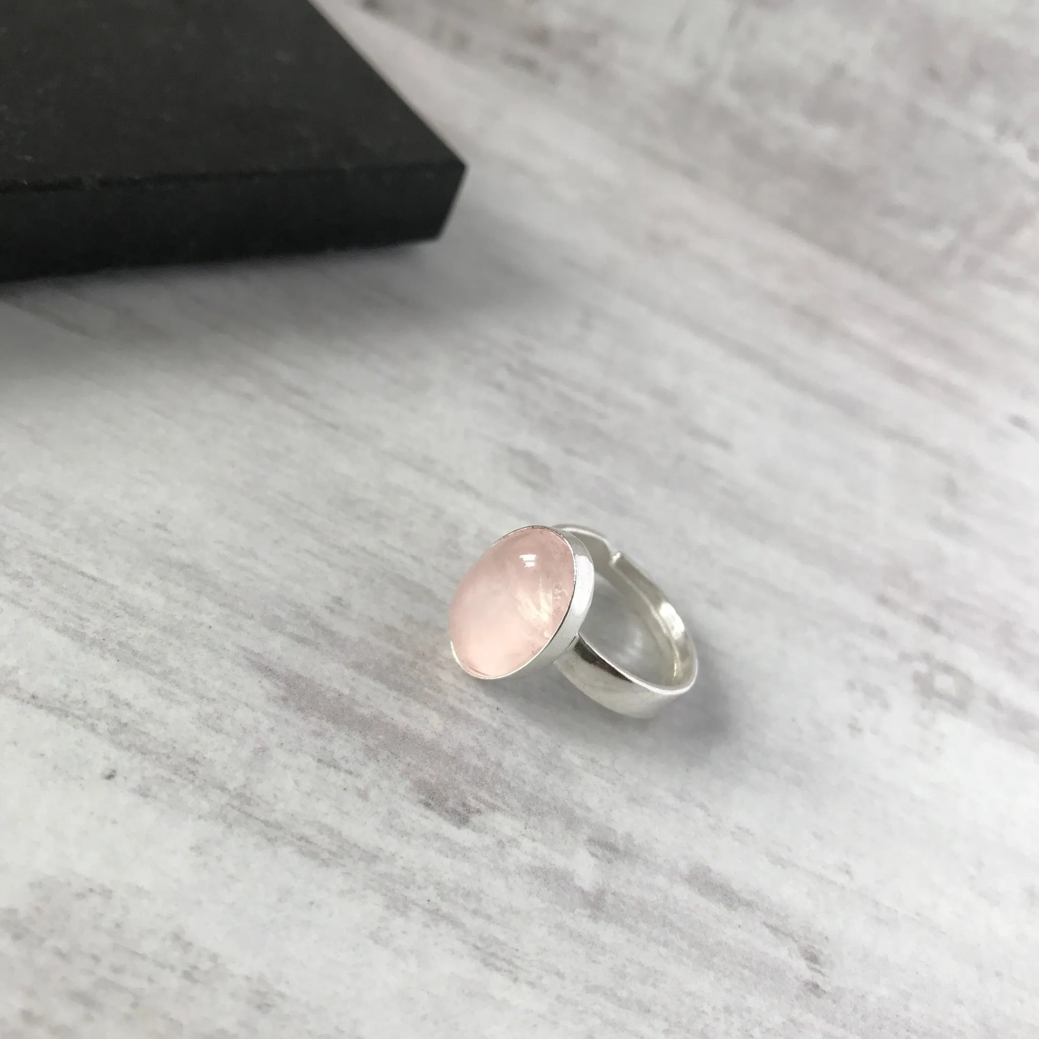 Rose Quartz Gemstone Ring
