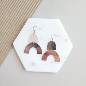 Ruby Earrings - Silver