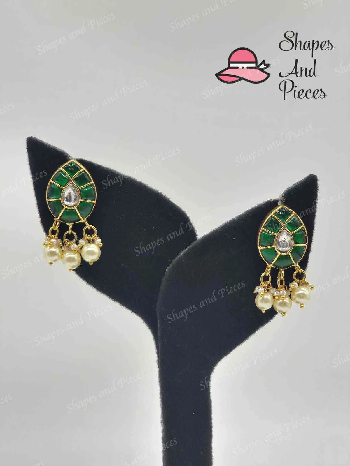 Ruby Kundan Earrings