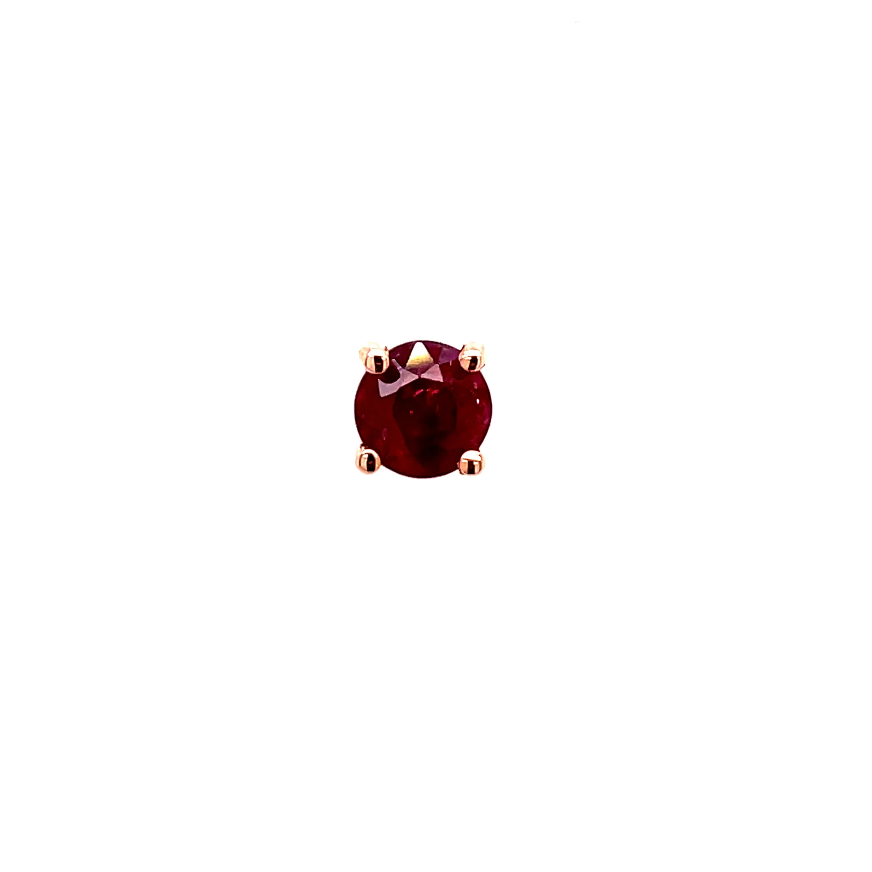 Ruby Stud Earrings