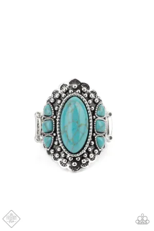 Rustler Road Blue Paparazzi Ring