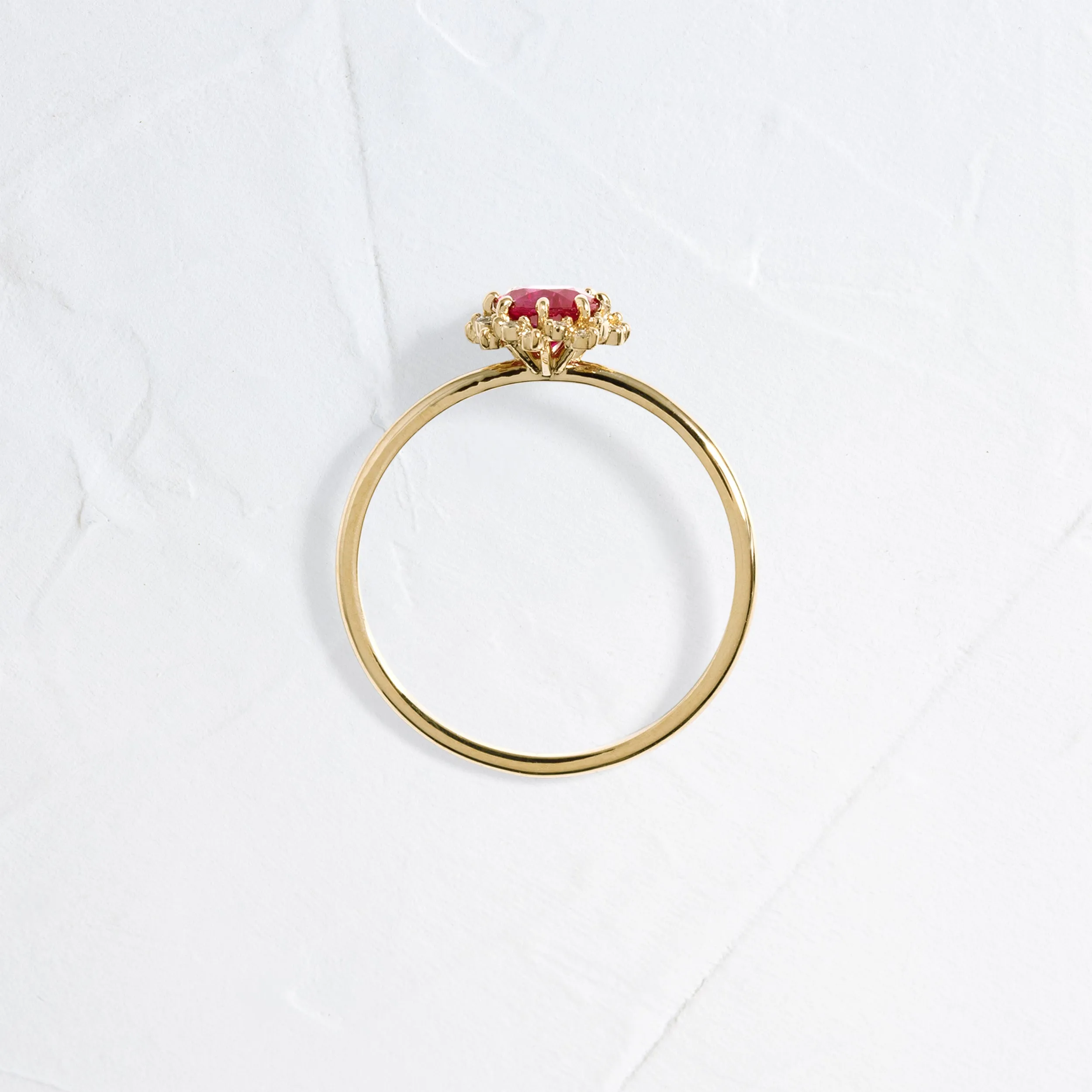 Sapling Ring, 0.52ct. Ruby