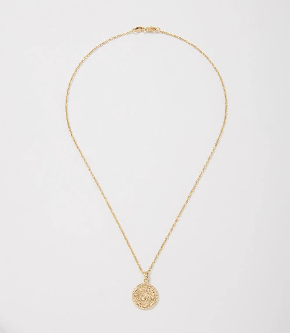 Scorpio Coin Necklace