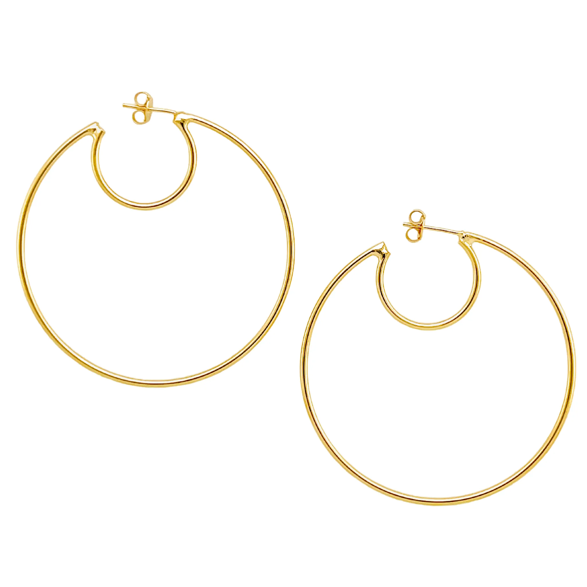 SE865 18K Gold Plated Hoop