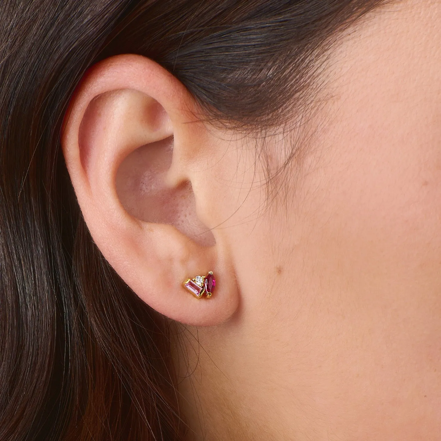 Seraphina Celeste Stud Earrings