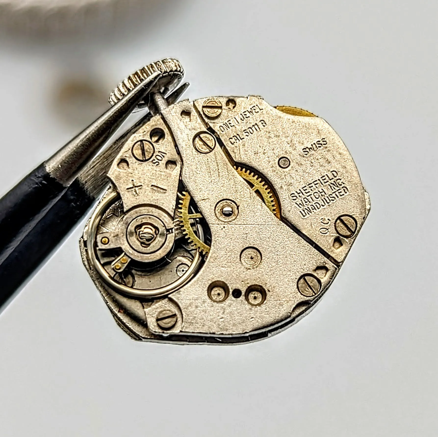 SHEFFIELD Hidden Ladies Watch Bracelet Cal. 5011B Swiss Vintage Wristwatch