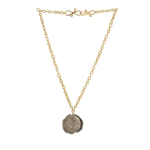 shipwreck i silver coin necklace