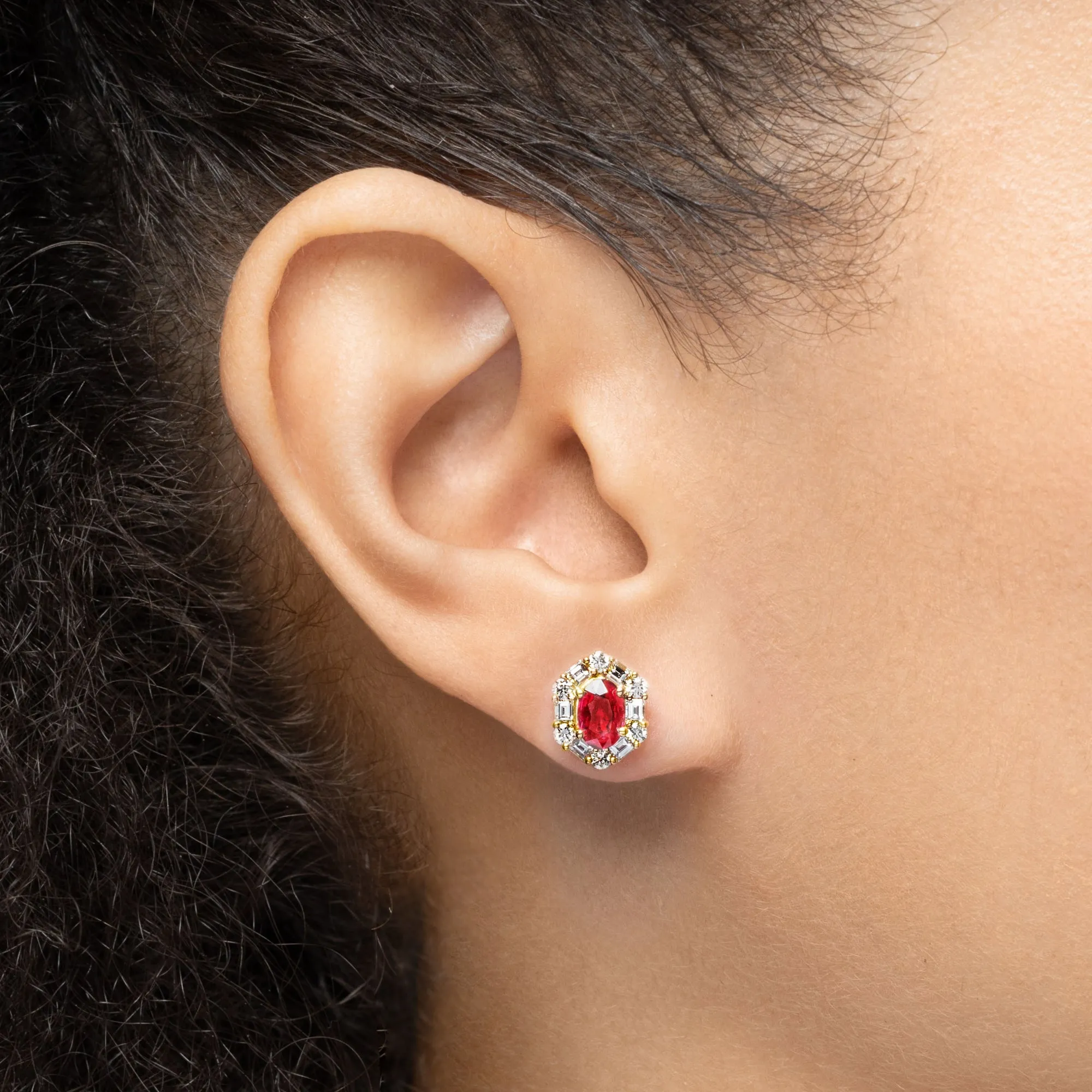 Signature Ruby Stud Earrings