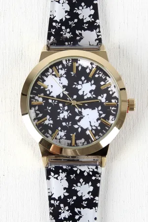Silhouette Roses Watch