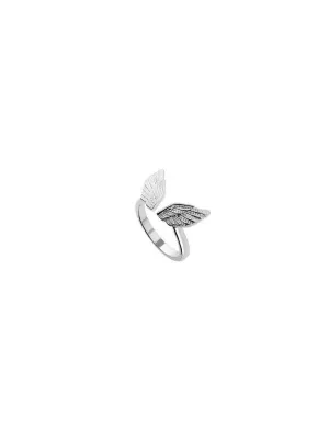 Silver Plated Wings Ring