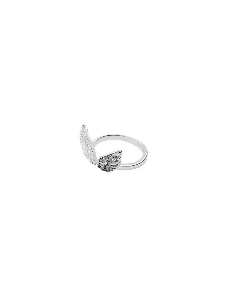 Silver Plated Wings Ring