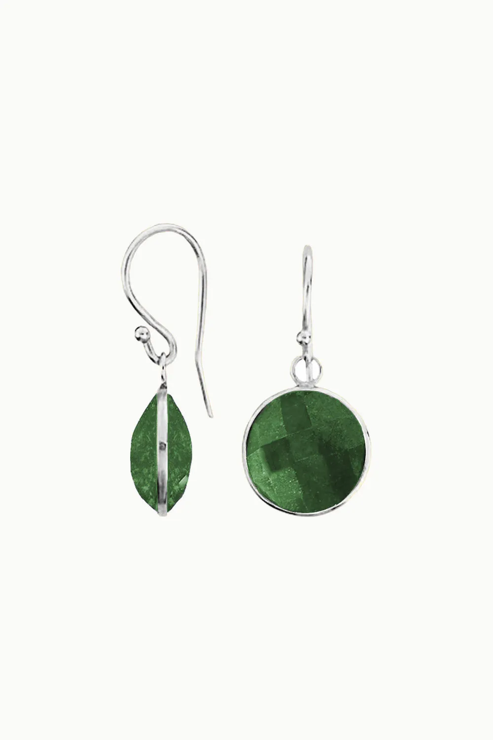 Sivalya Raw Emerald Gem Drop Earrings