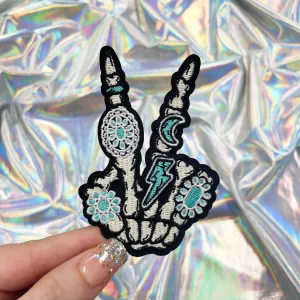 Skeleton Hand Patch
