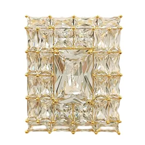 Sparkling Multi Rectangle Accent Diamond Shaped Cubic Zircon Brooches Pins