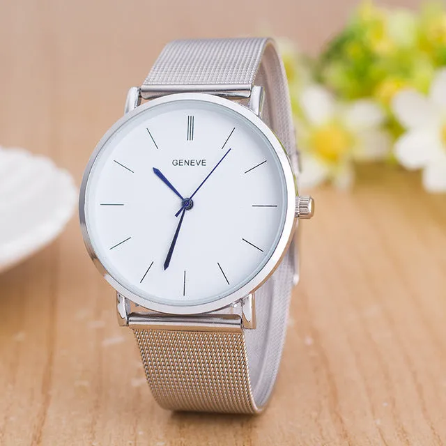 Stainless Steel Dress Watch