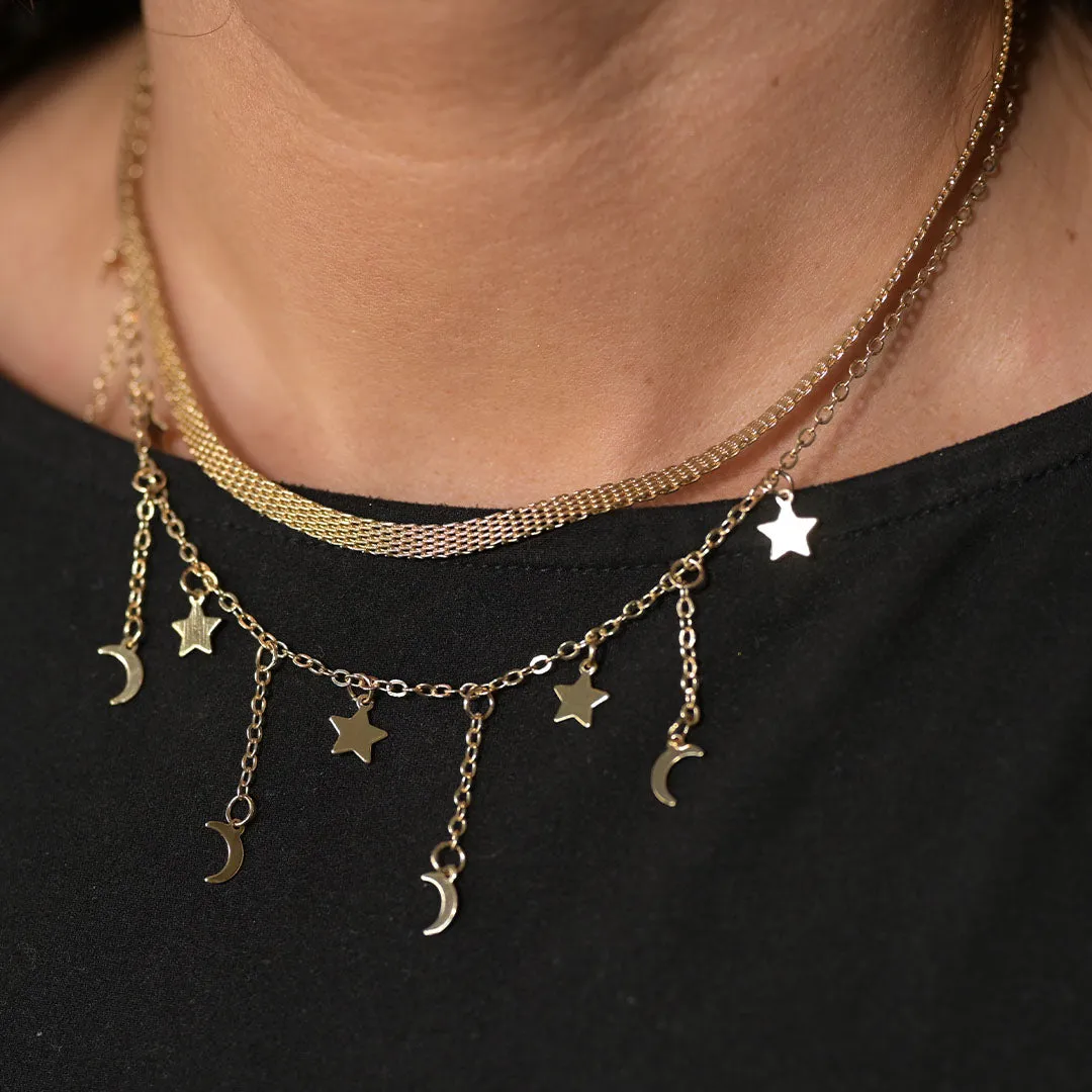 Stars & Moon Necklace