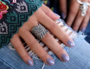 Sterling Silver Boho Wing Ring