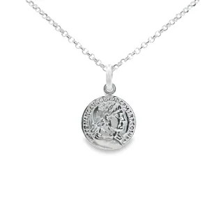 Sterling Silver Chain with Coin