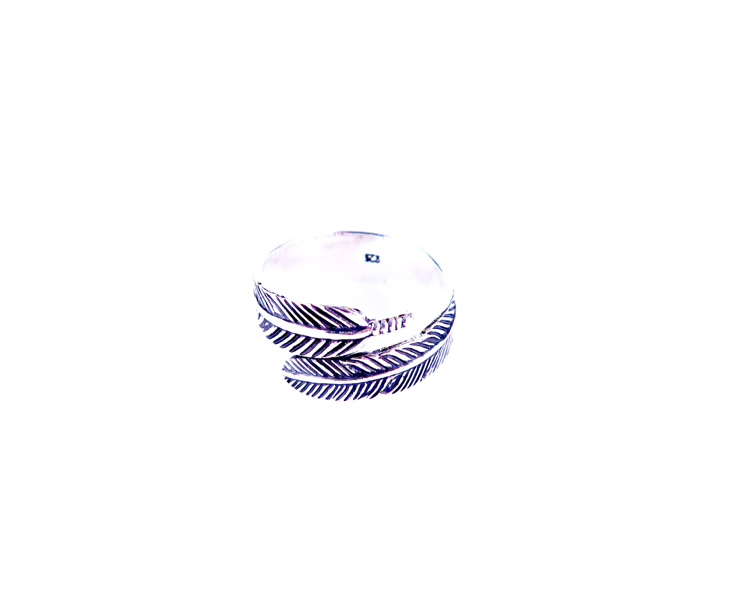 Sterling Silver Feather Ring