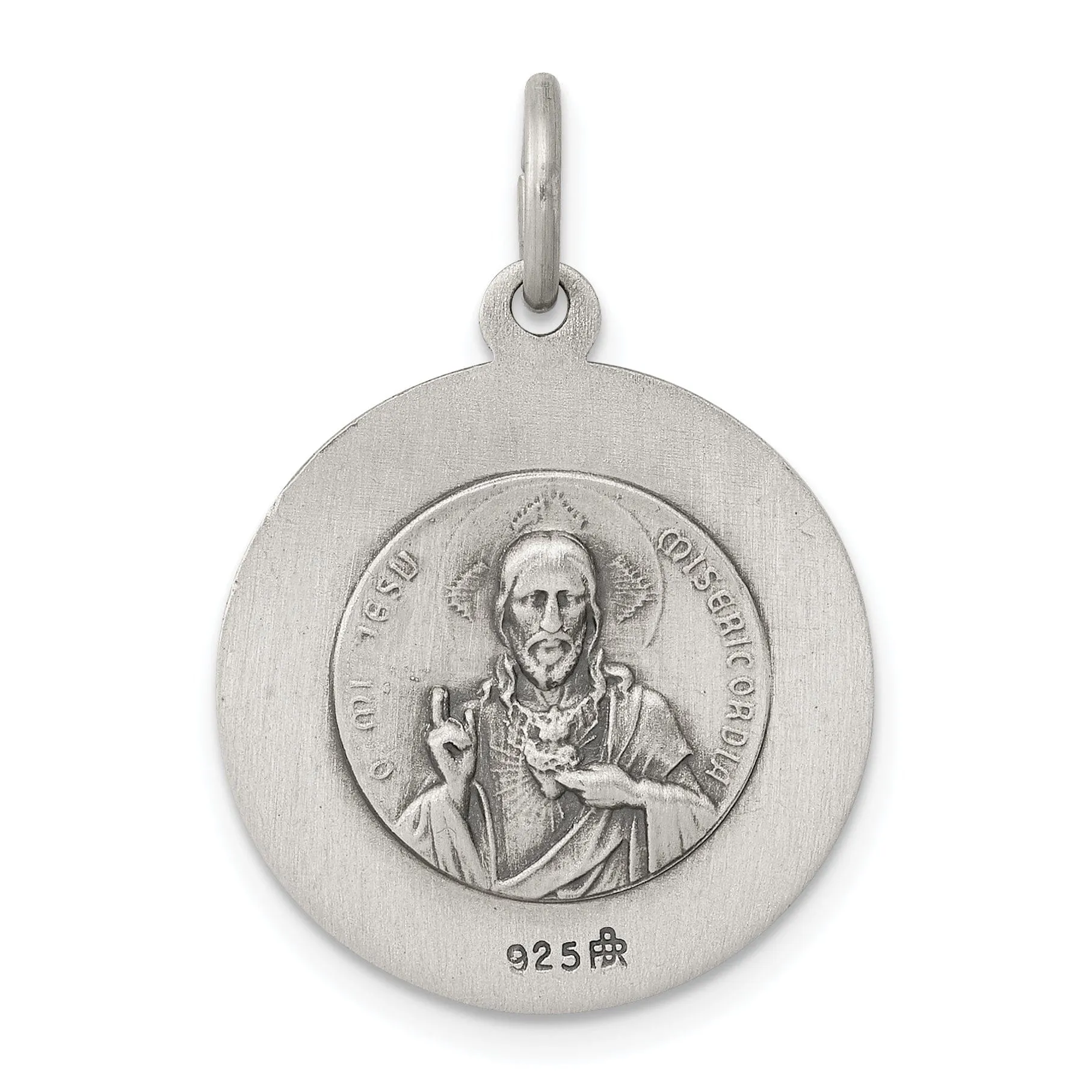 Sterling Silver Queen of the Holy Scapular Medal
