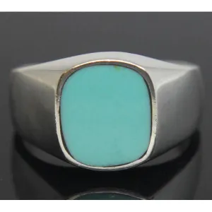 Sterling Silver Turquoise Ring Size 9.5
