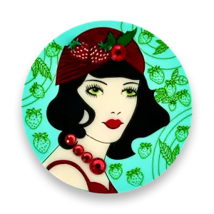 Strawberry muse 🍓 - brooch - Set of 2