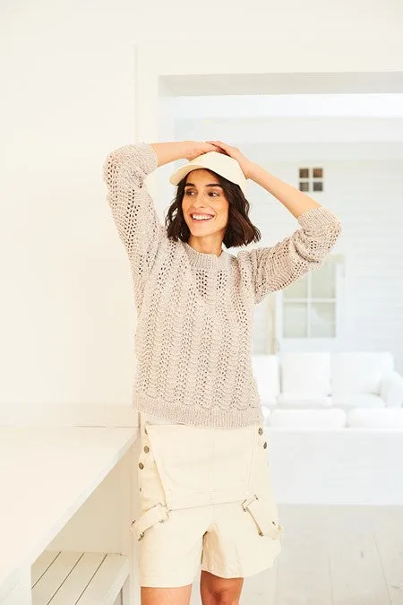 Stylecraft Knitting Pattern 10059 Double Knit Sweater Hat and Tank Top