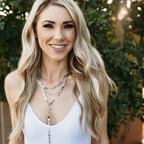 Stylish Three Layer Lariat Necklace with Rhinestone Pendants