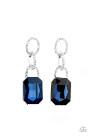 Superstar Status Blue Paparazzi Earrings