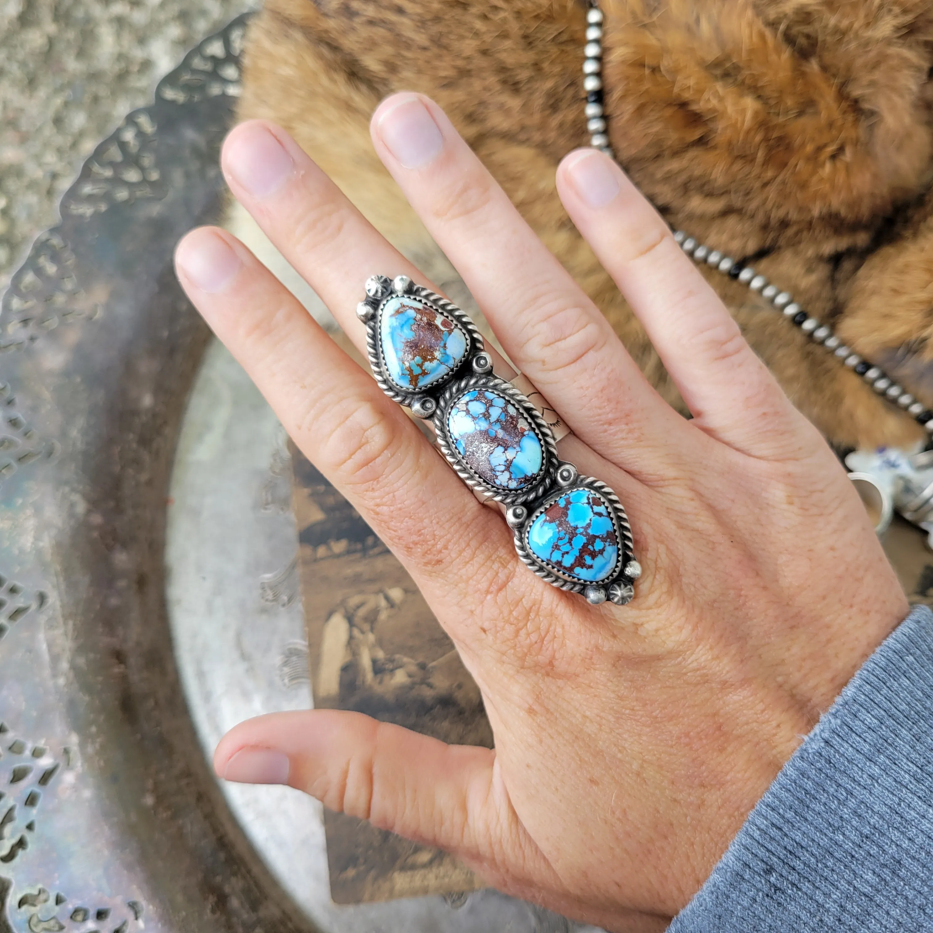 The Blaze Ring - Golden Hills Sz 8.5