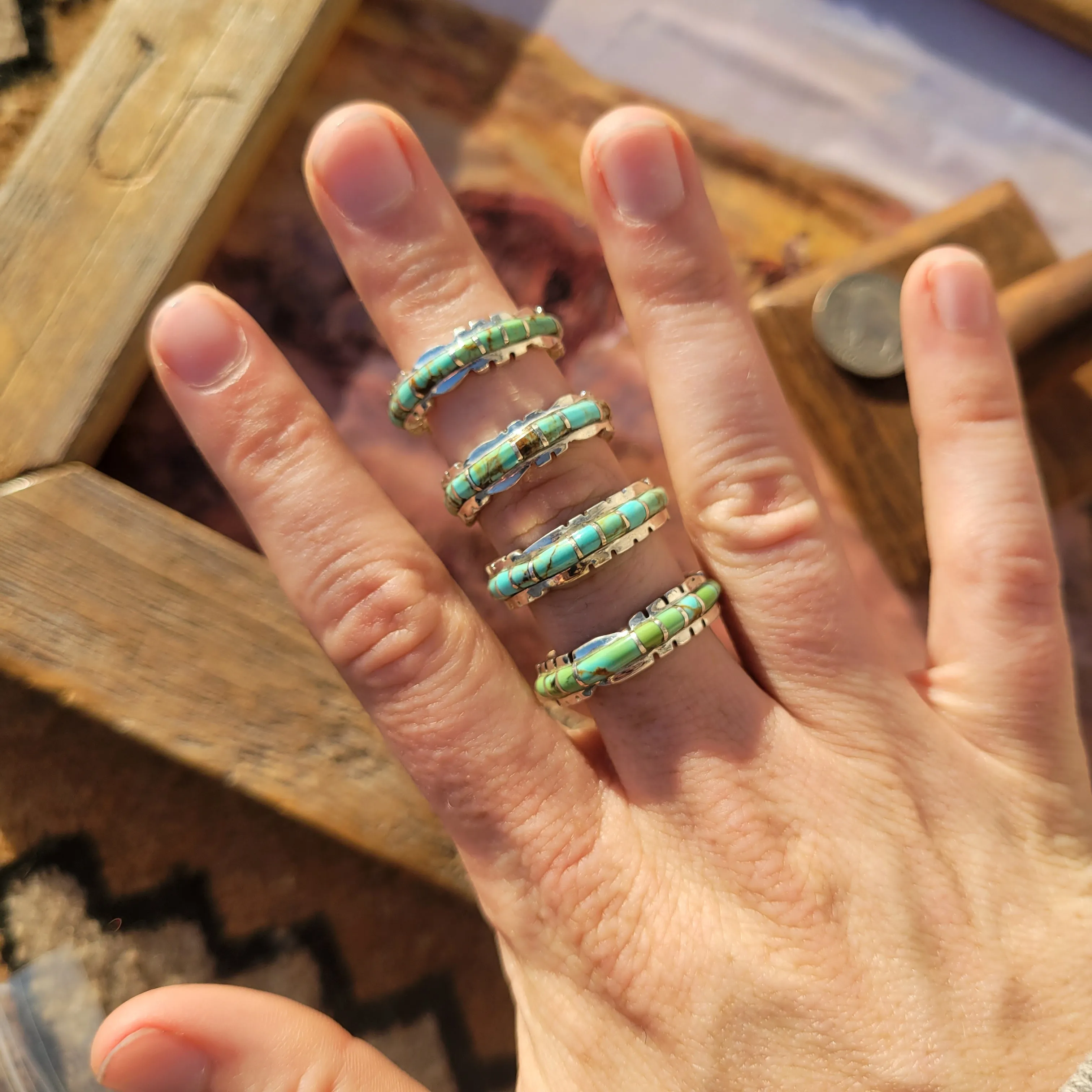 The Jules Stacker Rings