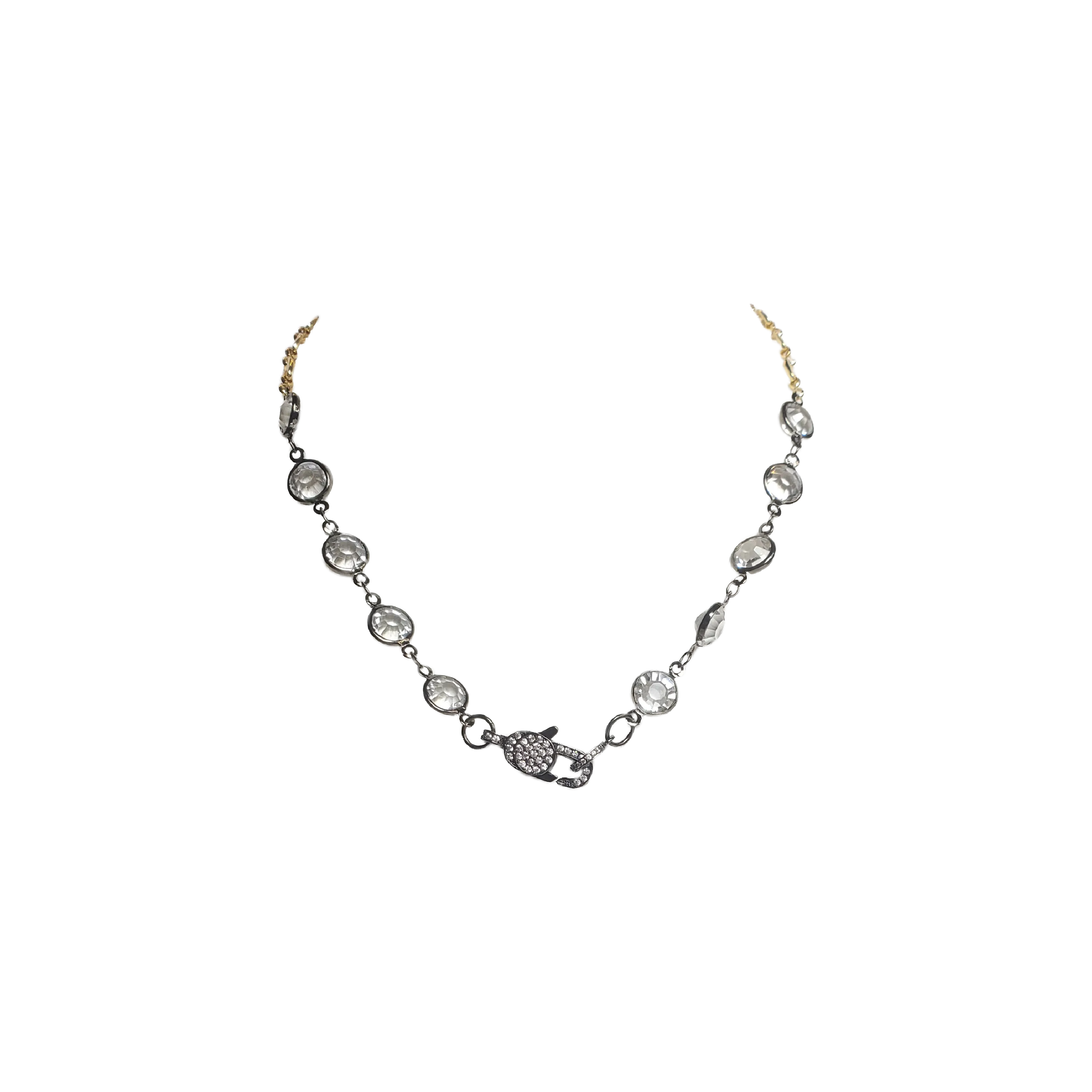 The Kenzie Pave Necklace Collection