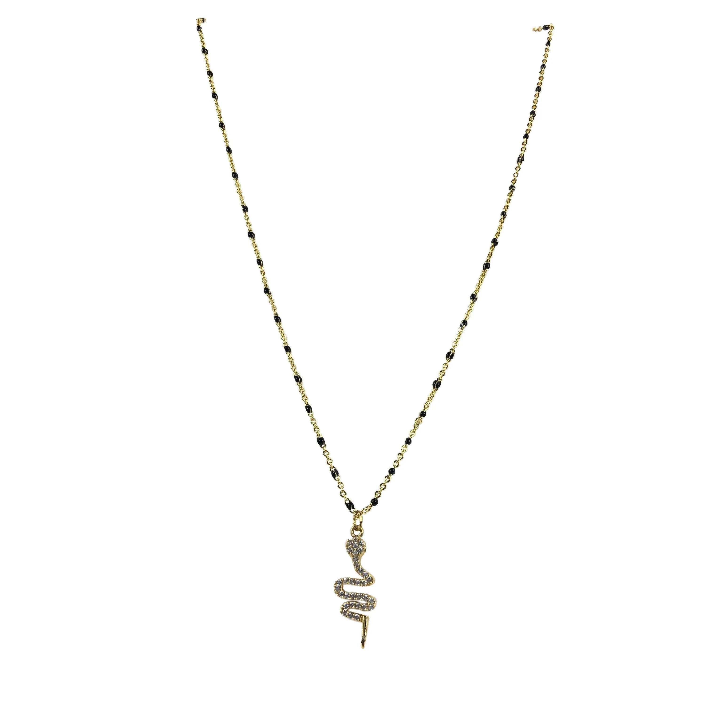 The Kenzie Pave Necklace Collection
